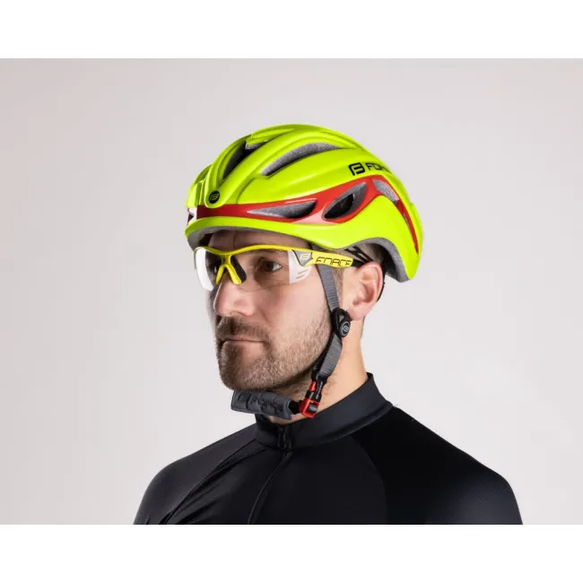 Casca Force Rex Fluo/Rosu S-M (56-58 cm)