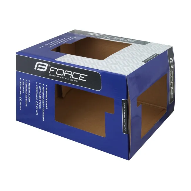 Casca Force Road Negru Mat/Lucios L-XL (58-63 cm)