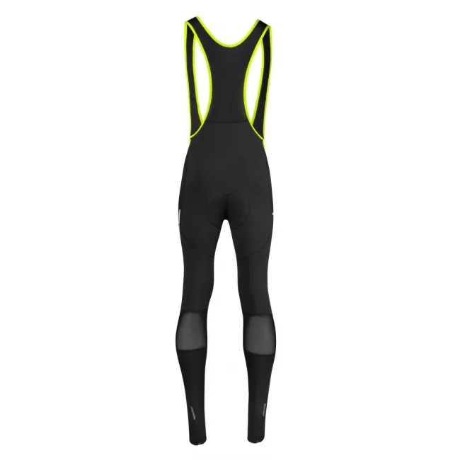 Pantaloni Force F58 cu bretele si bazon Negru-Fluo S