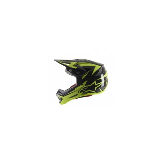 Casca Alpinestars Missile tech Airlift Black/yellow Fluo L (59-60 cm)