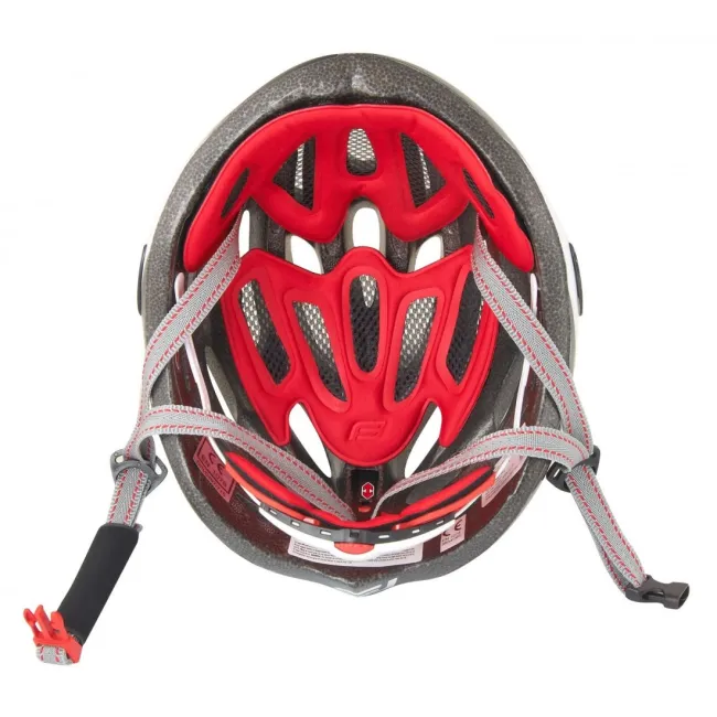 Casca Ciclism Junior Force Road, XS-S, Negru-Alb-Gri