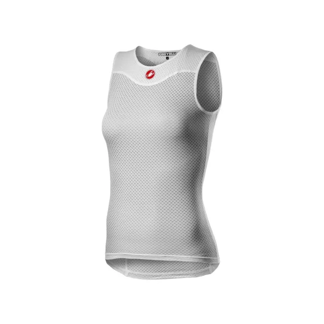 Bluza corp fara maneci Castelli PRO Issue 2 W SL de dama Alb L