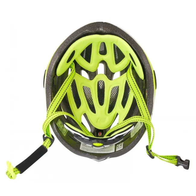 Casca Force Road, fluo/alb/rosu L-XL (58-63 cm)