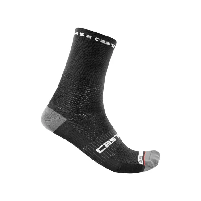Sosete Castelli Rosso Corsa PRO 15, Negru, 44-47