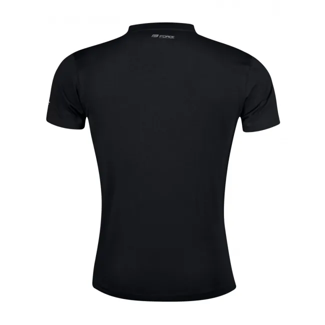 Tricou ciclism Force Bike, negru, XS