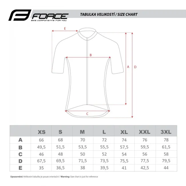 Tricou ciclism Force MTB Core, rosu/negru, XXL