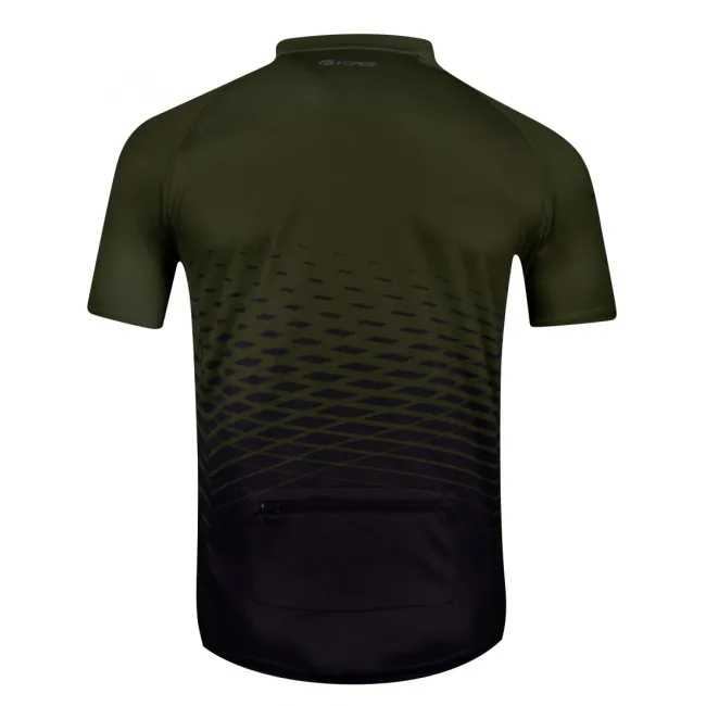 Tricou maneca scurta Force MTB Angle, army, 3XL