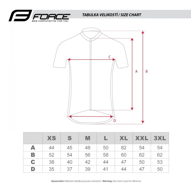Tricou maneca scurta dama Force Vision, fluo, L