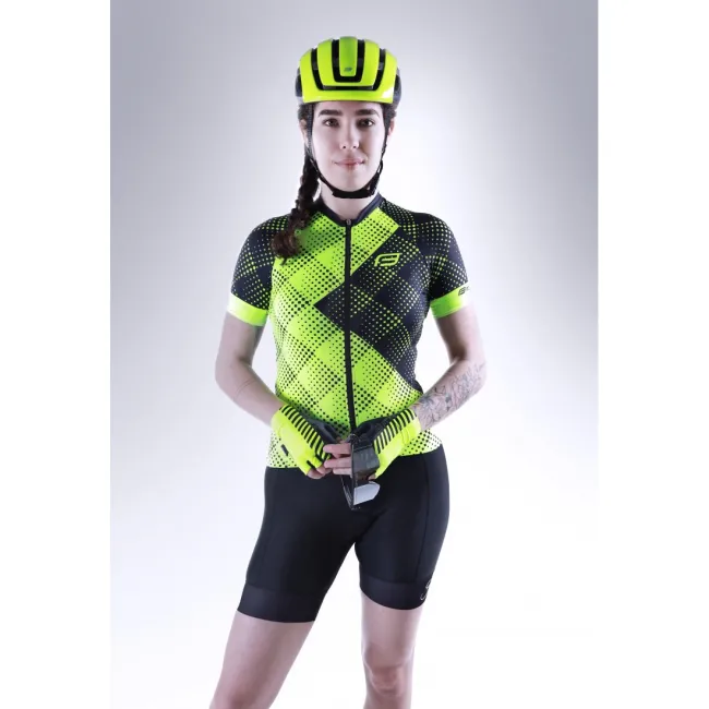 Tricou maneca scurta dama Force Vision, fluo, XL