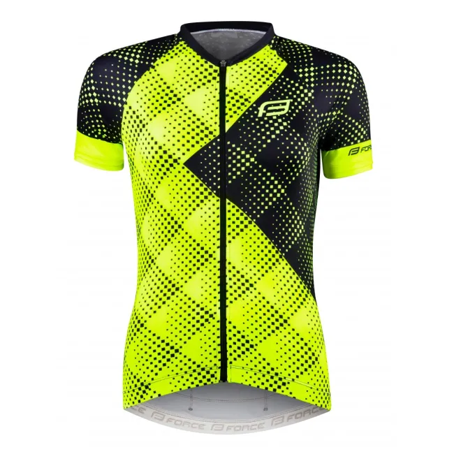 Tricou maneca scurta dama Force Vision, fluo, XS