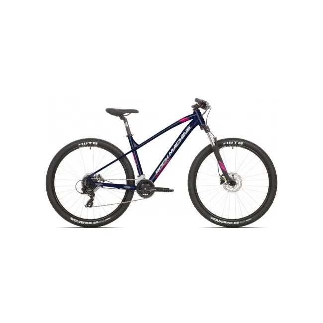 Bicicleta Rock Machine Catherine 70-27 27.5 Albastru/Roz/Argintiu L-19