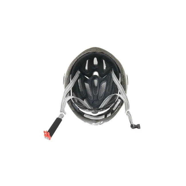 Casca Force Road Junior, alb/negru, XS-S (48-54 cm)