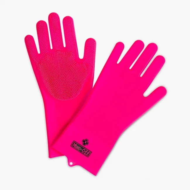 Manusi de curatare Muc-Off Deep Scrubber Pink M