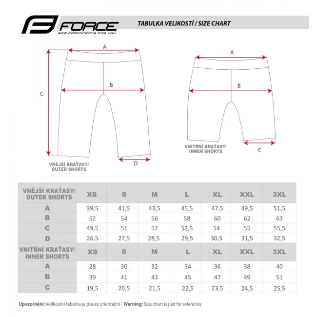Pantaloni scurti cu bazon Force Storm, gri/fluo XL