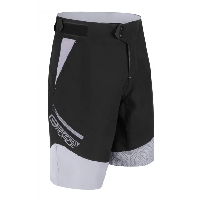 Pantaloni scurti cu bazon Force Storm negru/gri, negru/gri XS