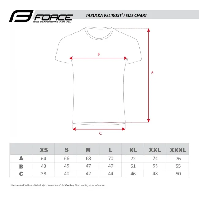 Tricou Force Spirit maneci scurte negru XL
