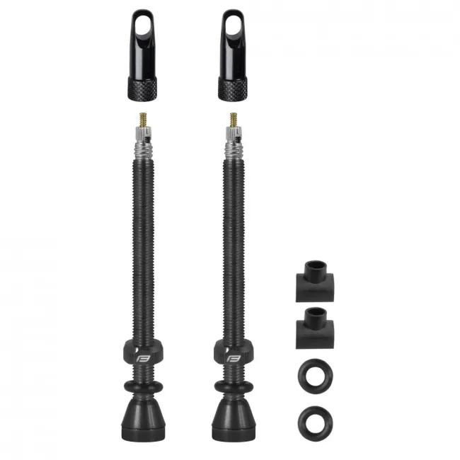 Set Valve Tubeless Force 2xFv 80mm Negre