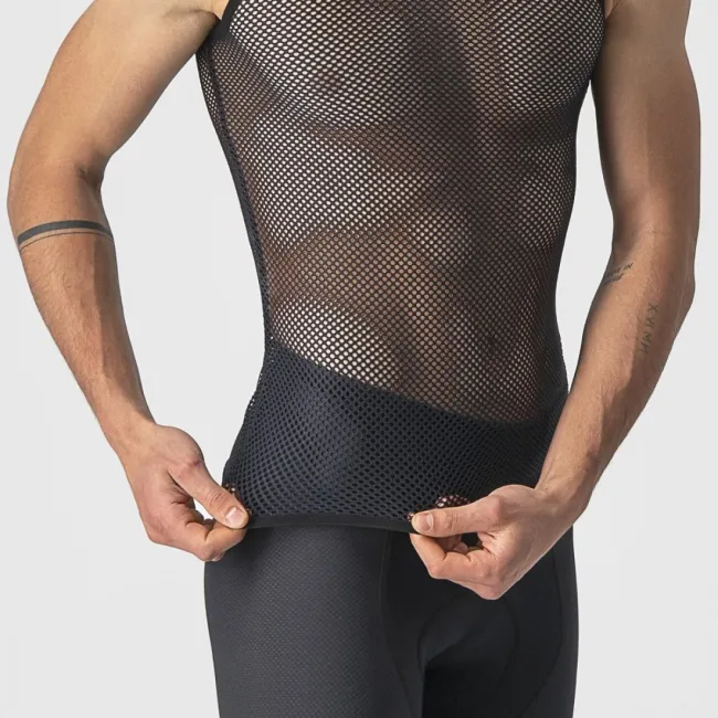 Bluza de corp perforata Castelli Core Mesh SL, Negru, XXL