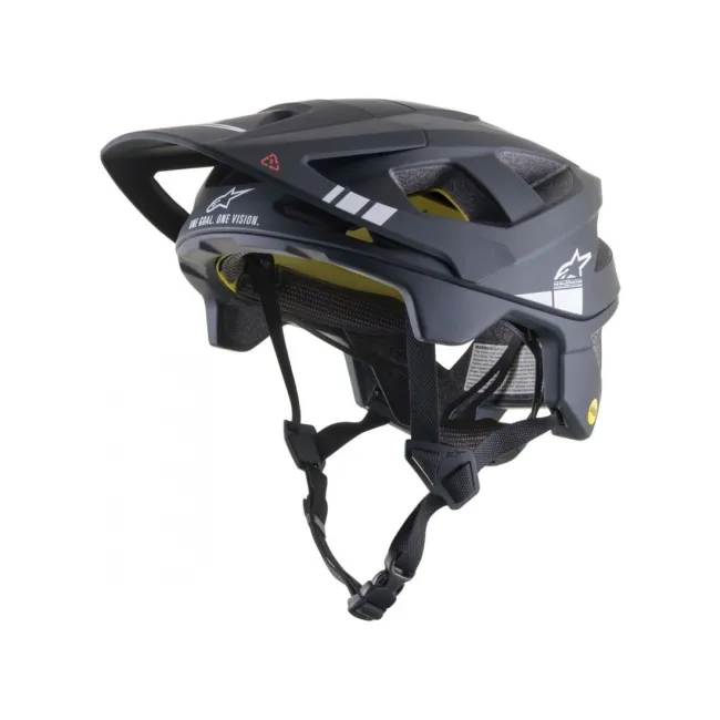 Casca Alpinestars Vector Tech A1 Negru Lucios/Gri Mat S (51-55 cm)