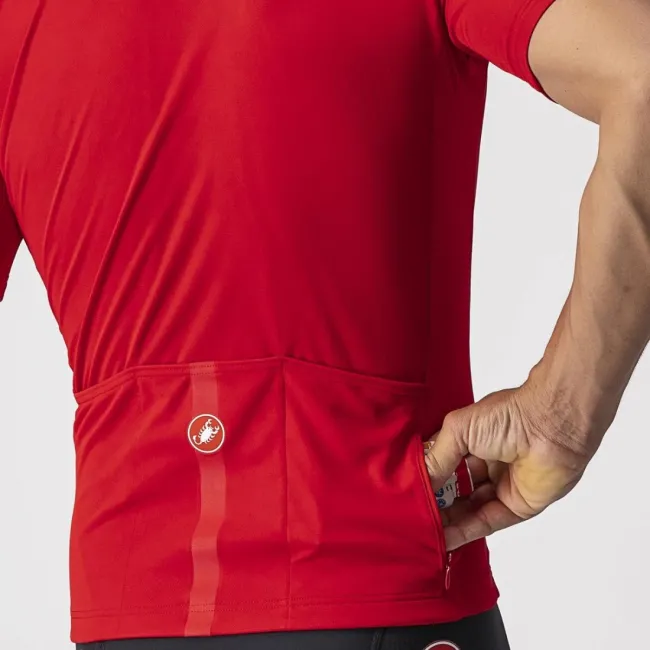 Tricou cu maneca scurta Castelli Classifica Rosu L