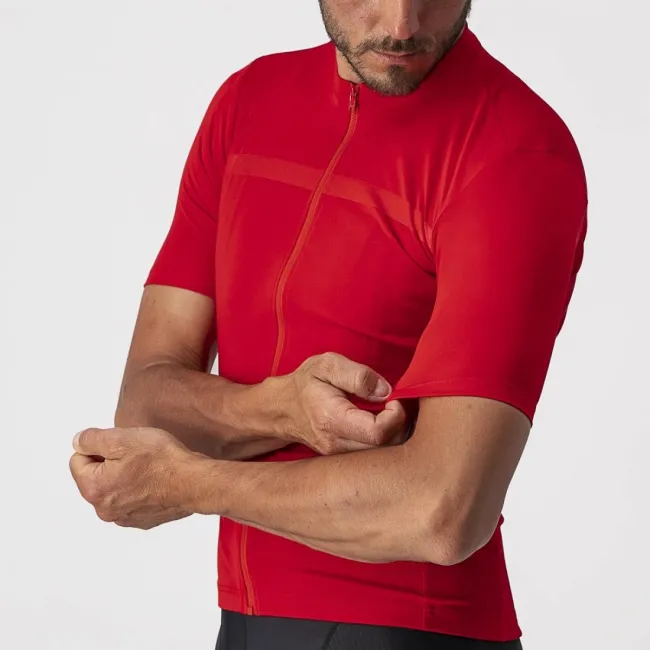 Tricou cu maneca scurta Castelli Classifica Rosu XL