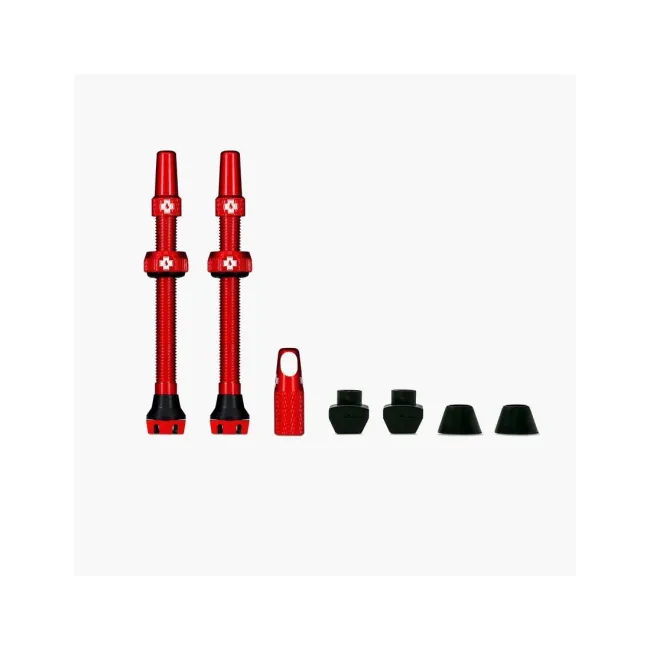 Valve Tubeless Bicicleta Muc-Off V2 44mm, Rosu