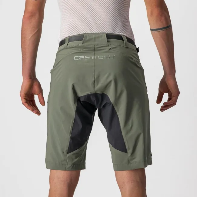 Pantaloni scurti Castelli Unlimited Trail Baggy Kaki XL