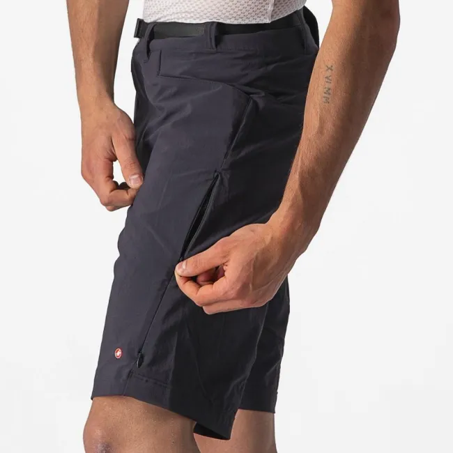 Short Castelli Unlimited Trail Baggy, Negru, M