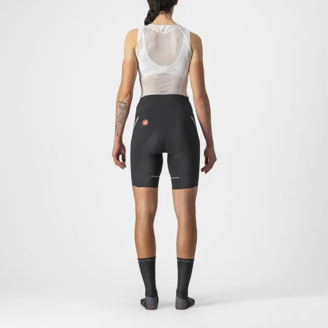 Pantaloni scurti Castelli Velocissima 3, de dama, Negru/Argintiu, XS