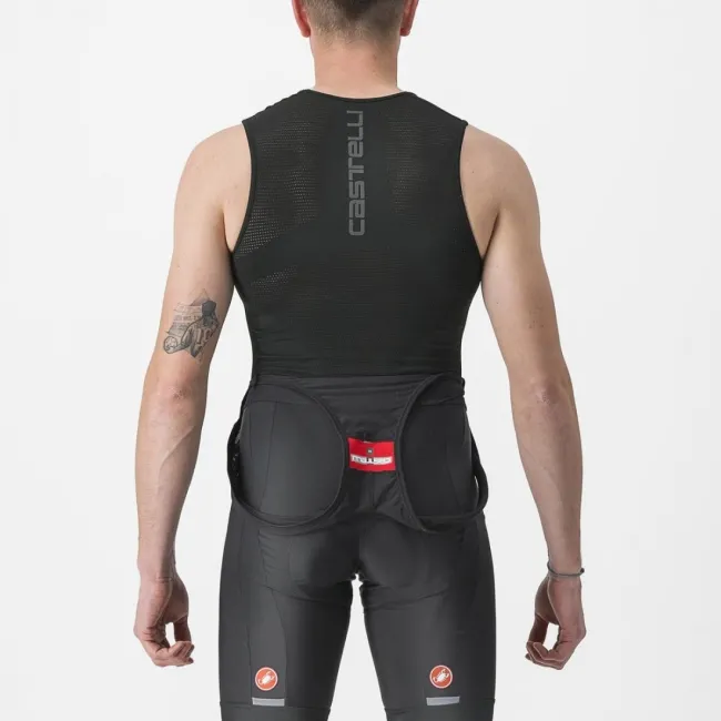 Bluza de corp cu maneca scurta Castelli Core Seamless Negru S/M