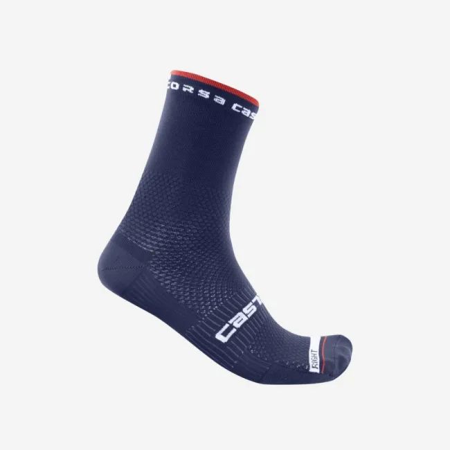 Sosete Castelli Rosso Corsa PRO 15 Bleumarin L/XL 40-43