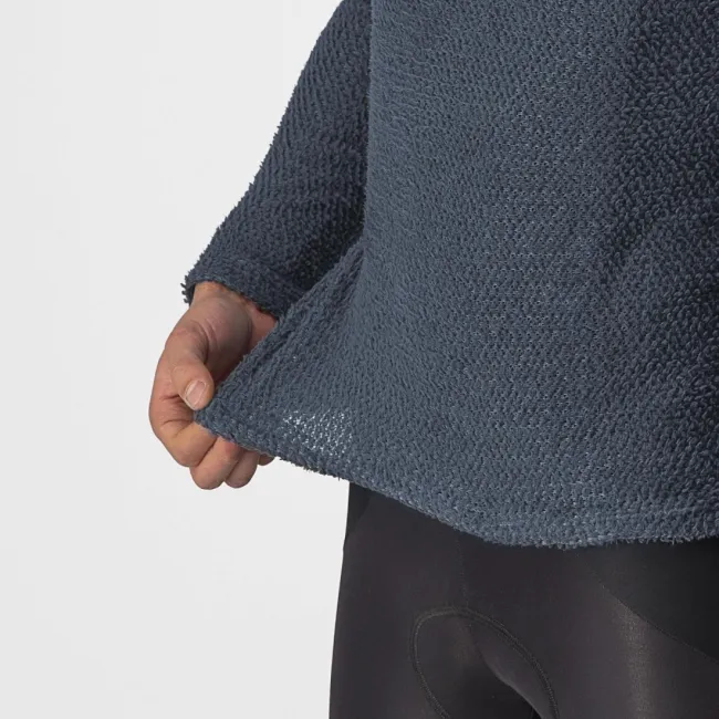 Tricou cu maneca lunga Castelli Cold Day 2nd Layer Bleumarin M