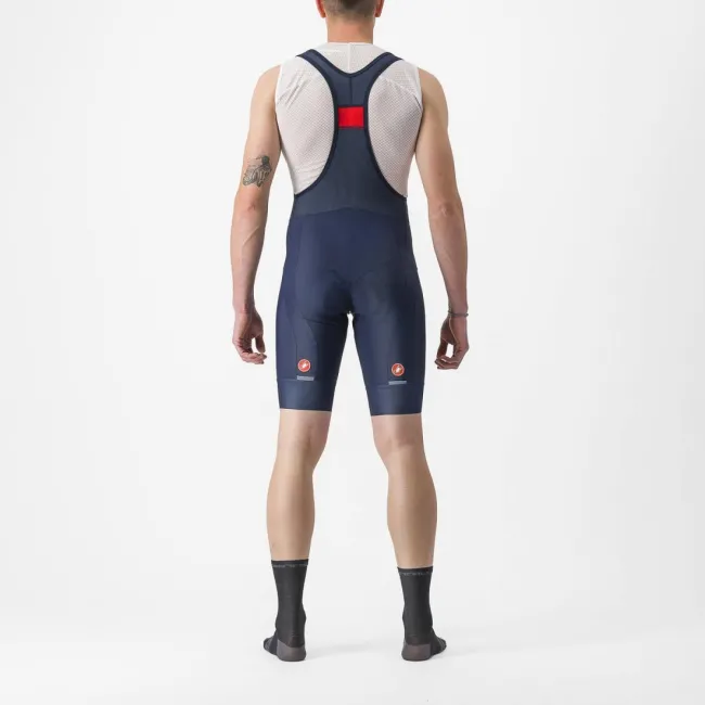 Pantaloni scurti cu bretele Castelli Entrata 2 Bleumarin XL