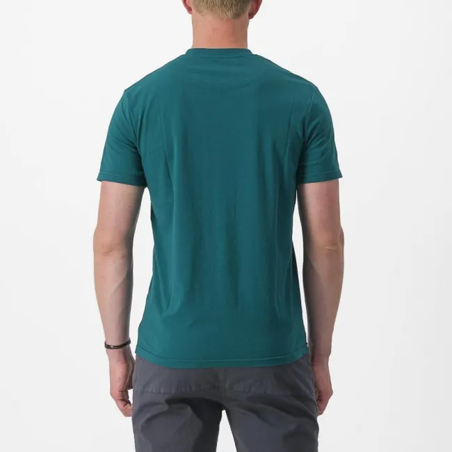 Tricou casual Castelli Armando 2 Tee Turcoaz XL