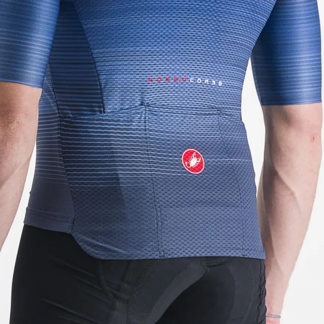 Tricou cu maneca scurta Castelli Aero Race 6.0 Bleumarin XXL