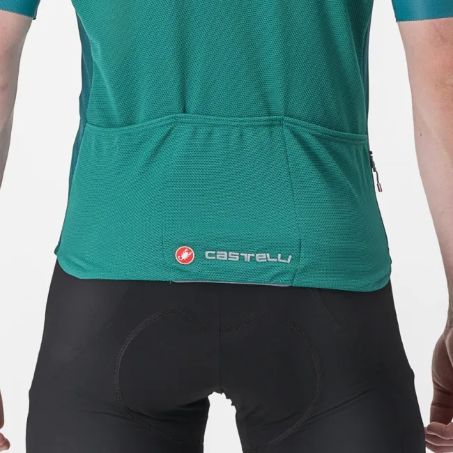 Tricou cu maneca scurta Castelli Endurance Elite Turcoaz M