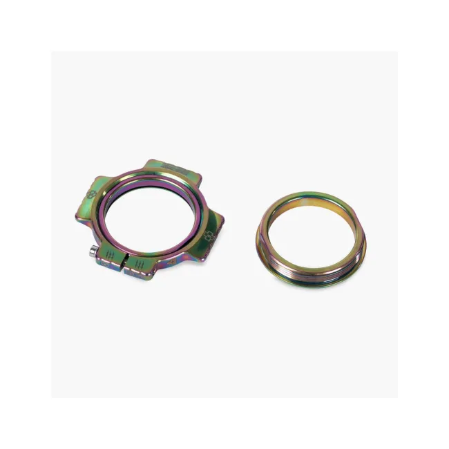 Piulita pretensionare rulmenti pedalier Muc-Off Crank Preload Ring Iridescent