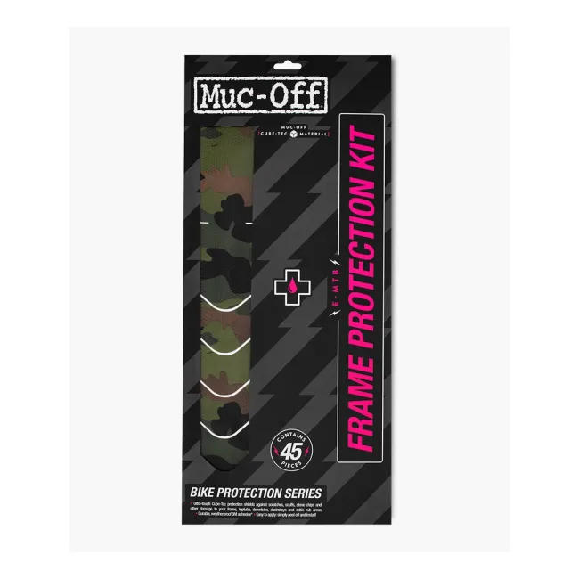 Set stickere protectie cadru Muc-Off Frame Protection Kit E-MTB Camo