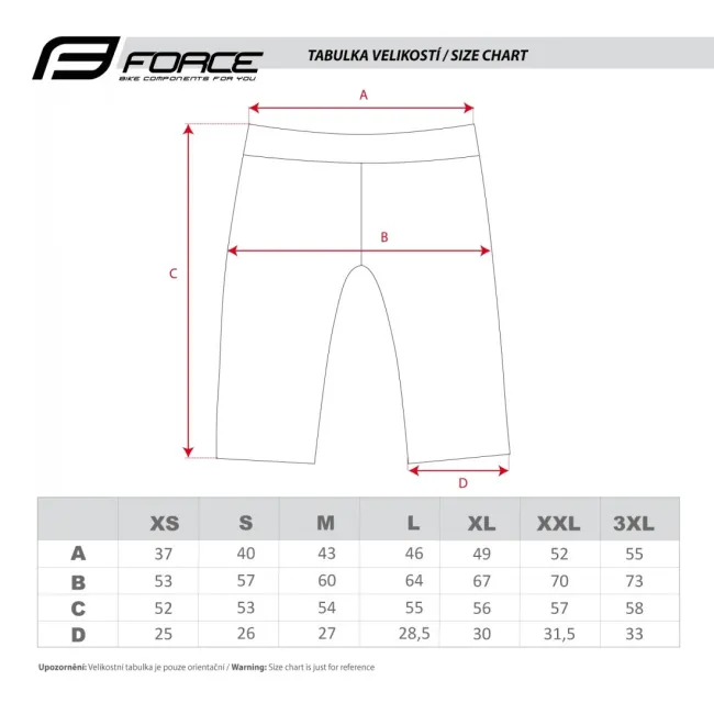 Pantaloni Scurti Force Blade MTB Fara Bazon Black M