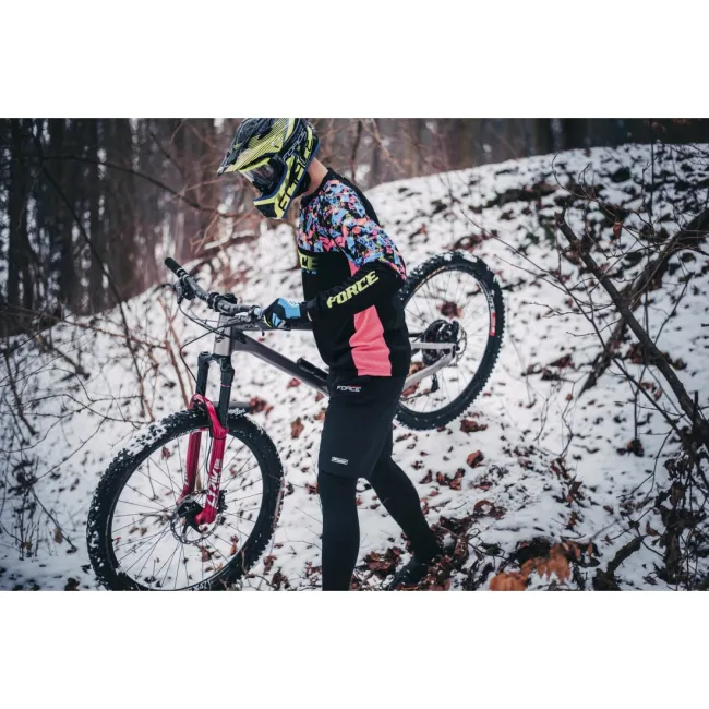 Pantaloni Scurti Force Blade MTB Fara Bazon Black M