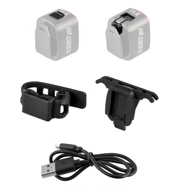 Stop spate Force Flea 70Lm 1 Led USB