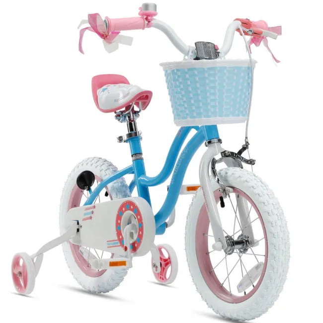 Bicicleta Copii Royal Baby Star Girl - 16 Inch, Albastru