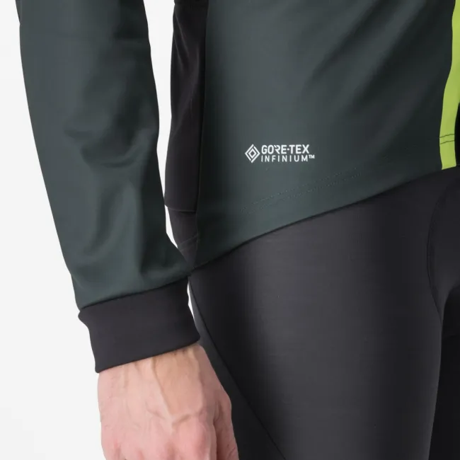 Jacheta Castelli Entrata Verde Inchis/Galben Fluo S