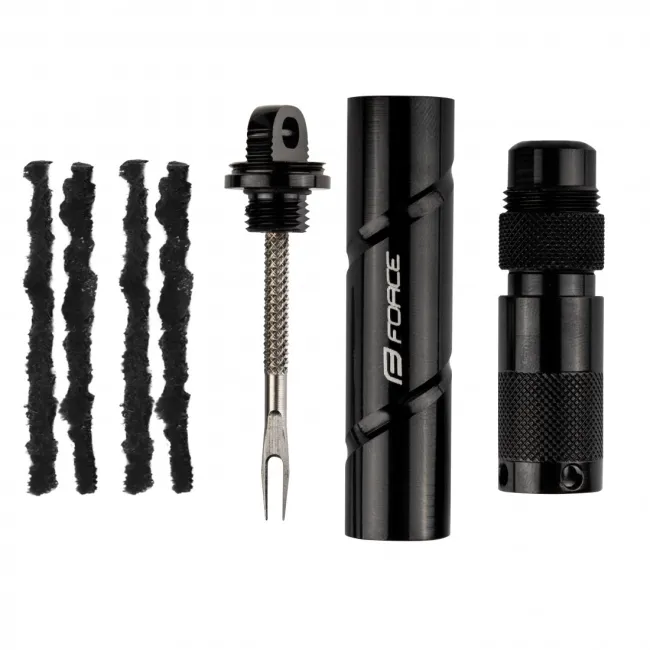 Kit de reparatie tubeless Force Pikado 2.0 + Pompa CO2