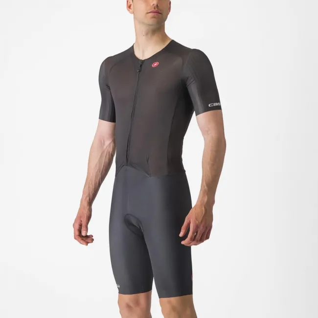 Combinezon cu maneca scurta Castelli Sanremo BTW Speed Negru XL