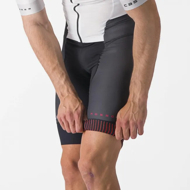 Costum de triatlon cu maneca scurta Castelli Free Sanremo SS Alb/Negru XXXL