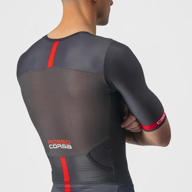 Costum de triatlon cu maneca scurta Castelli Free Sanremo SS Negru XXXL