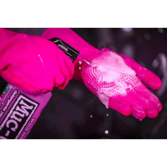 Manusi de curatare Muc-Off Deep Scrubber Pink XL