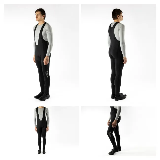 Pantaloni lungi cu bretele fara bazon Force Shard Windster negri L