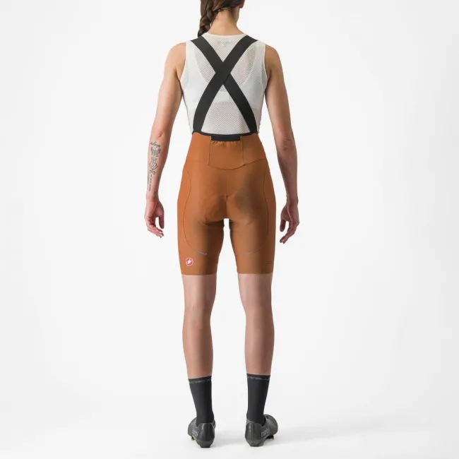 Pantaloni scurti cu bretele Castelli Espresso W DT de dama Maro M